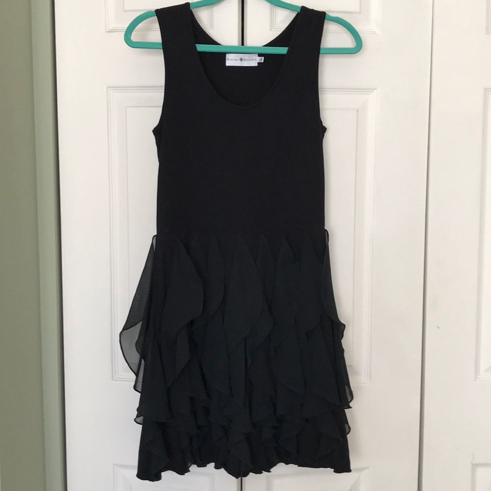 Rancho Estancia Black Ruffle Dress